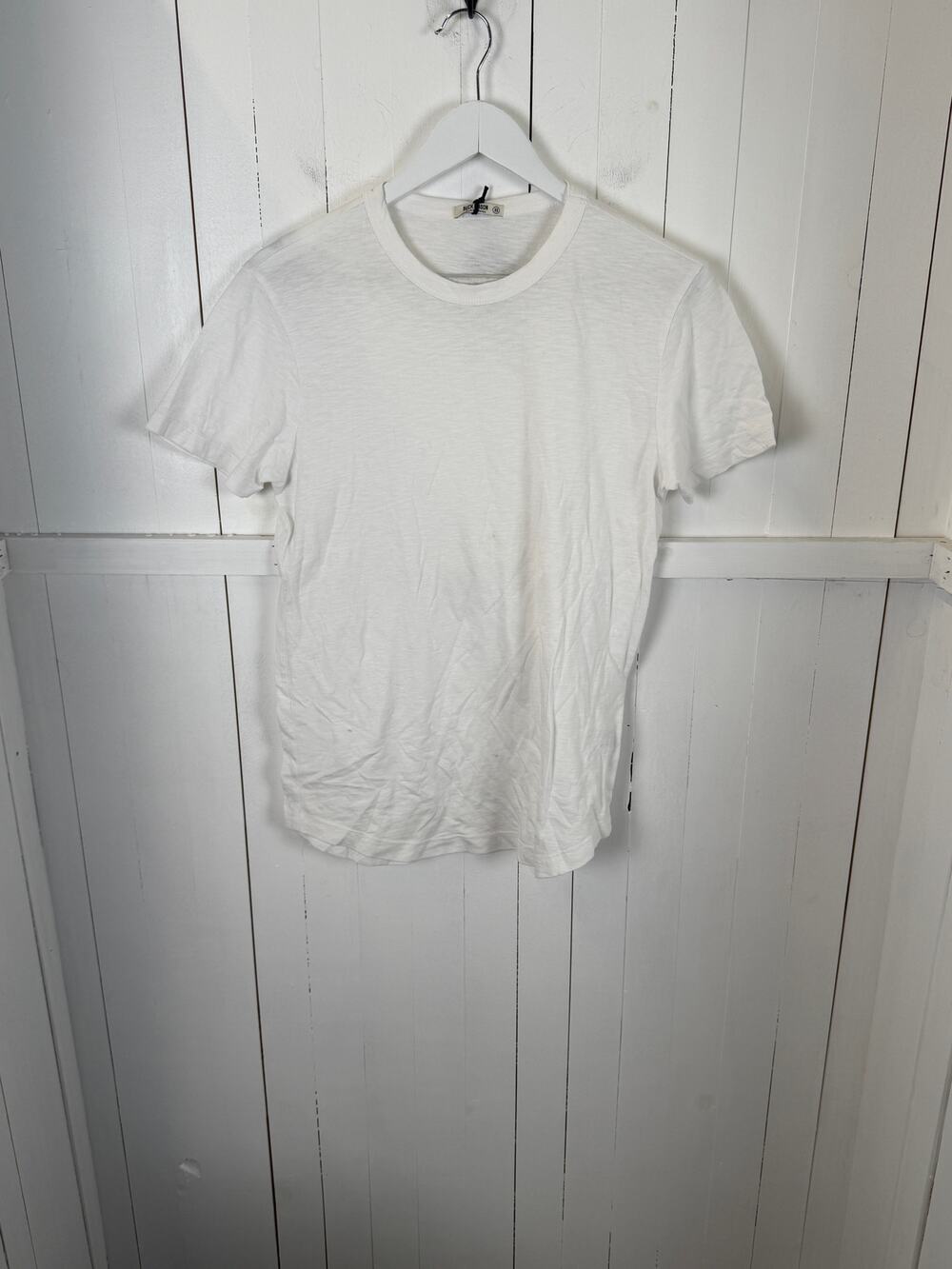 Buck Mason White Cotton T-Shirt Men's XS Pre-Owned